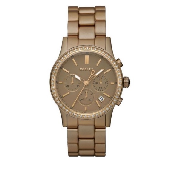 Dkny Accessories - DKNY Caramel Rose Gold Aluminum Watch